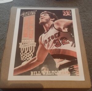 NEW!💯 BILL WALTON HALL OF FAME OLD SCHOOL BLAZERS 8.5x11 ULTRA GLOSSY POSTER!🔥